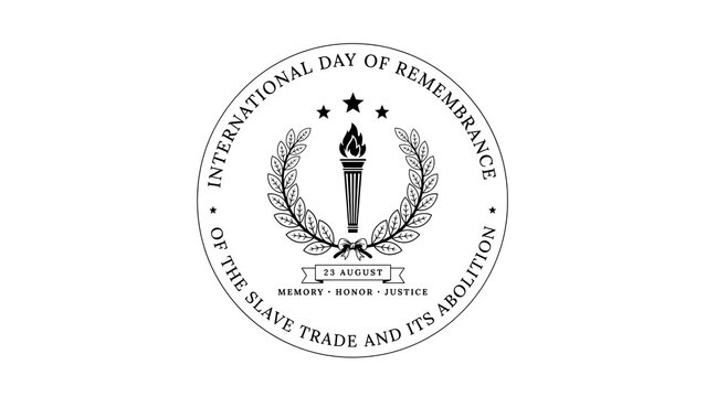 International slave trade abolition remembrance logo
