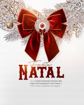 Feliz Natal Boas Festas e Celebra&ccedil;&atilde;o Familiar Social Media Feed template post instagram