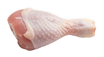 Fototapeta premium Raw chicken breast fillet ready for cooking. Boneless poultry meat cut for healthy meal prep.