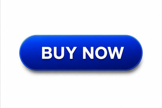 Blue call to action button with white buy now text