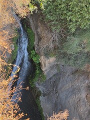 small waterfall in the forest © Victor