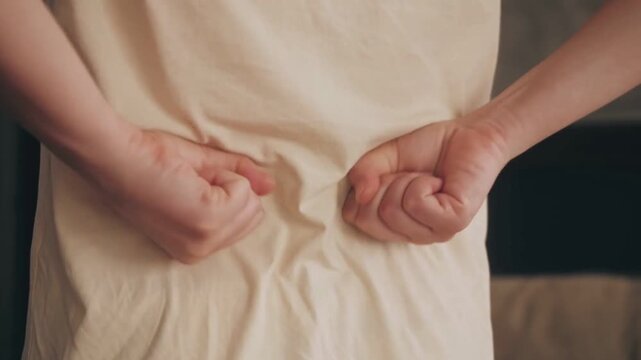 Young Man Holding Lower Back Pain After Outdoor Exercise