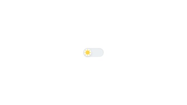 Dark and Light Mode Toggle Switch Interface Design Icons