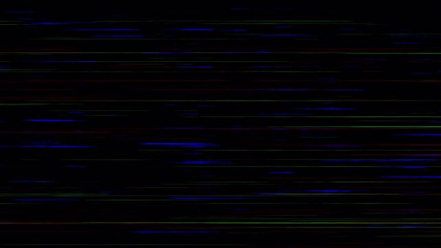 technical difficulties broadcast error screen featuring horizontal static lines and bold red banner