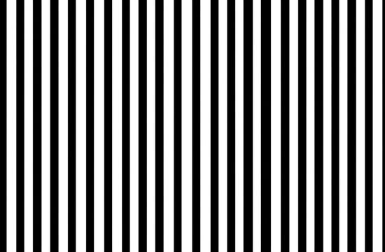 Vertical, black and white striped pattern, simple yet bold