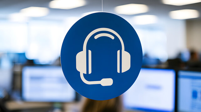 The information technology assistance center is showing a sign that says "IT Service Desk" and provides online support.