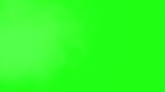 Close up of three gun shots fired with a chroma key background