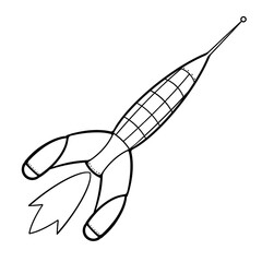 vector illustration of a rocket © AuliaRizal