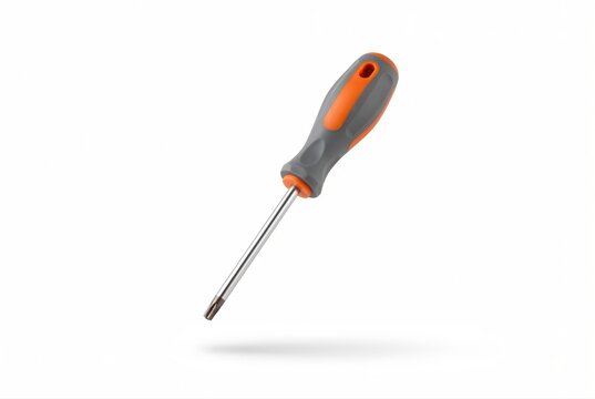 Torx screwdriver isolated on white background for DIY and repair