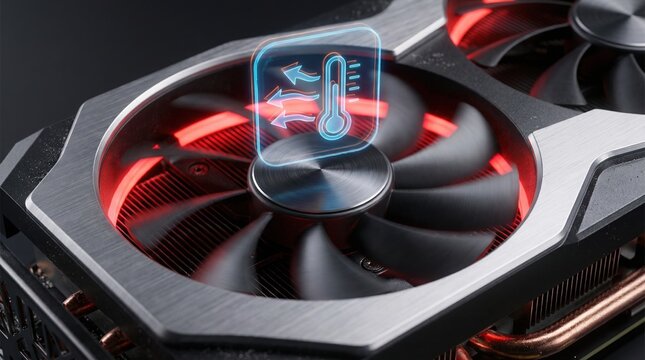 High tech cooling system for data center power distribution facility with advanced fan technology for optimal temperature control and performance