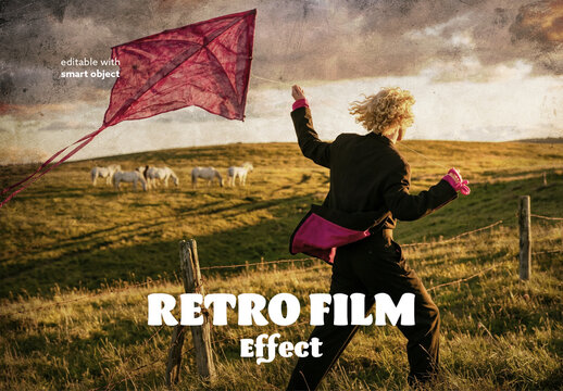 Retro Film Photo Effect