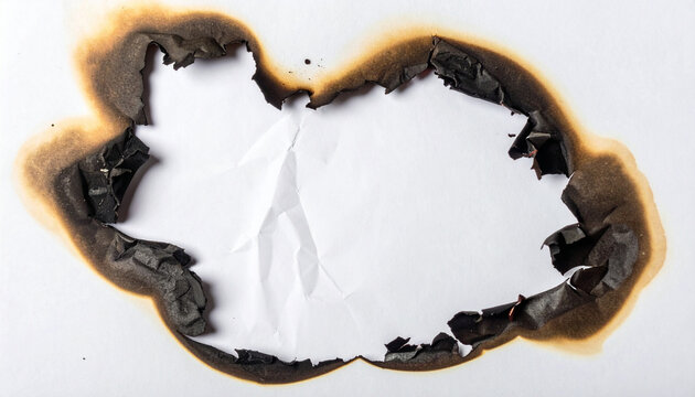 Burnt Paper Frame Border