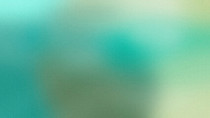 Obraz premium A tranquil abstract gradient shifts between teal and pale green with soft misty blur, ideal for serene backgrounds, UI, branding, and creative layouts.