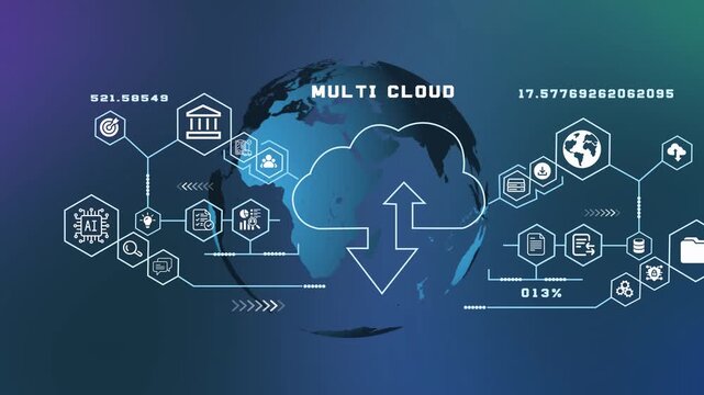 Multi cloud architecture supporting flexible enterprise deployment, resilient infrastructure and optimized digital service delivery.