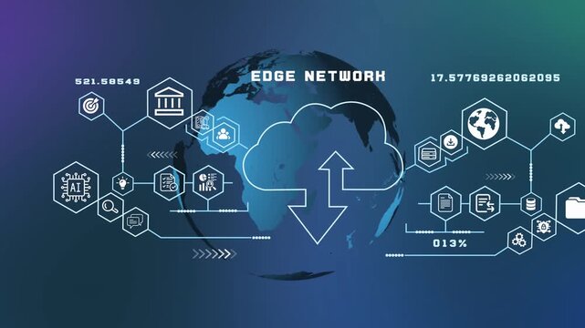 Edge network technology delivering low latency connectivity, intelligent cloud processing and distributed digital infrastructure.