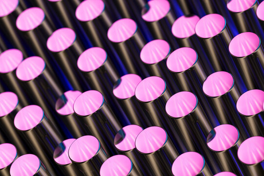 3D Pink Glass Pattern