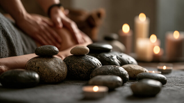 Luxurious Spa Retreat: Relaxation and Wellness with Massage Therapy and Healing Hot Stones