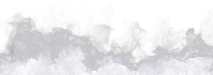 Fototapeta na wymiar Horror spooky fumes flow cut-out backgrounds illustrations png