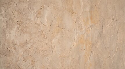 Fototapeta premium Beige stucco textured background, light brown Venetian plaster wall surface, abstract neutral architectural render texture