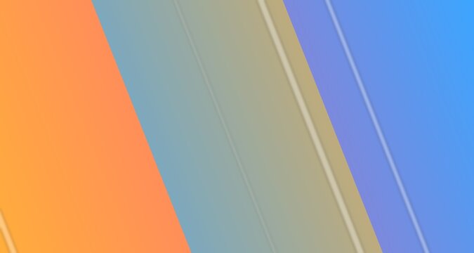 Split complementary neon colors on dark background