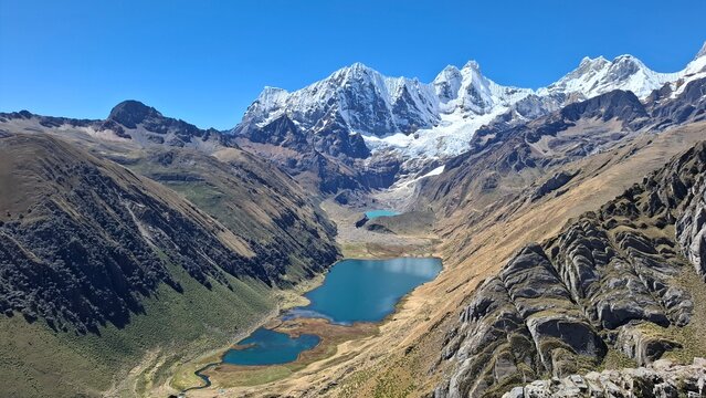 Trekking de Huayhuash, d&iacute;a 7 de caminata yendo hacia el campamento