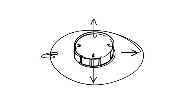 Circular arrow diagram on white background.