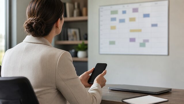 Professional Callback Planning in Calm Client Care Office