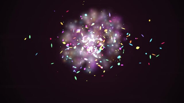 Artistic butterfly particle dissolve animation