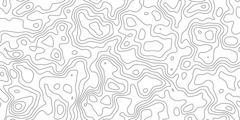 Fototapeta premium Modern abstract topographic line art background, precise cartographic lines with subtle depth, for wallpaper, poster and branding.