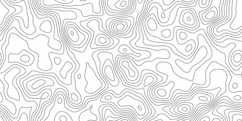 Modern elevation contour line background with abstract elevation pattern, minimal geographic line texture with peaks and valleys, for backdrop, packaging and web design. © hossain
