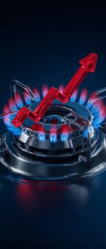 The hidden fees: behind the natural gas price climb. High resolu