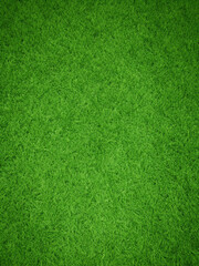 Fototapeta premium Top view of fresh green grass lawn texture, seamless natural field background for sports pitches, landscaping, parks, outdoor design and digital backdrops.