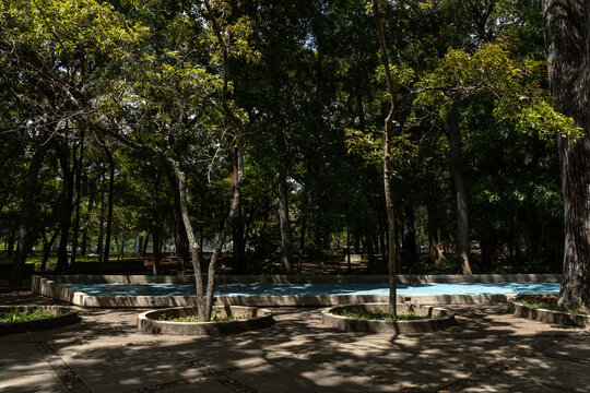 Caracas, Venezuela. Los Caobos Park. City Center