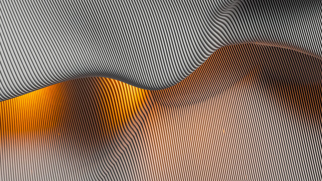 Abstract wave surface background with glowing texture