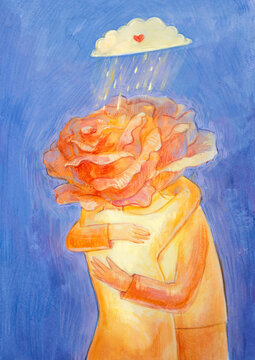 Blooming Love and Support illustration