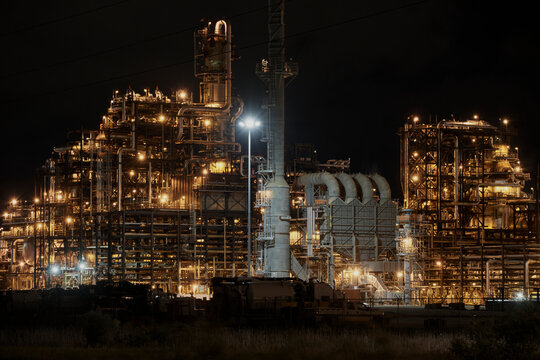 Edmonton Refinery Night Complex