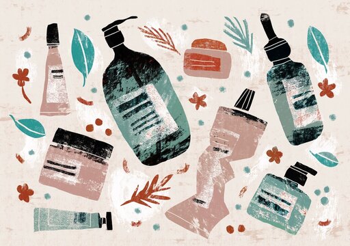 Organic Botanical Beauty and Cosmetics Collection