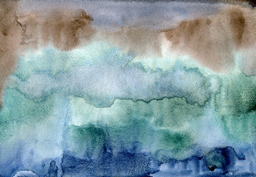 watercolor abstract art