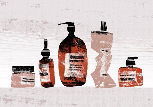 Minimalist Skincare and Self-Care Products Lineup