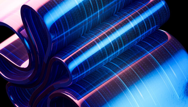 Neon Data Interface 3D