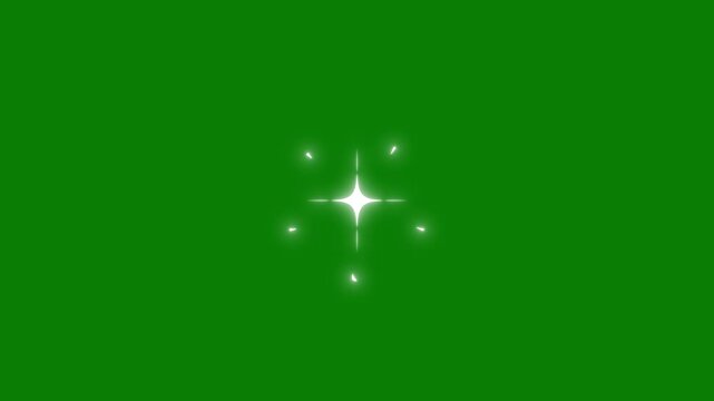 Hand-drawn magic star splash burst animation, glowing white energy explosion, cartoon flash FX, sparkling fairy dust, doodle slash elements, luminous particle blast, fantasy motion transition, 4K