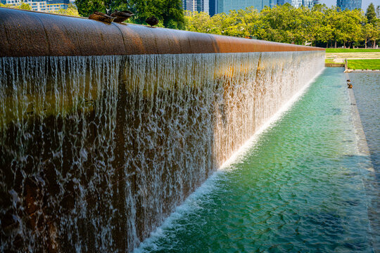 Waterfall In Bellevue Park