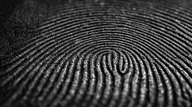 Forensic Fingerprint Macro Detail