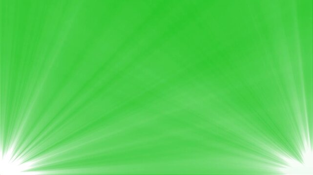 Bottom Stage Light Spotlights Rays Effect Loop Isolated Green Screen Background Motion Graphic Video