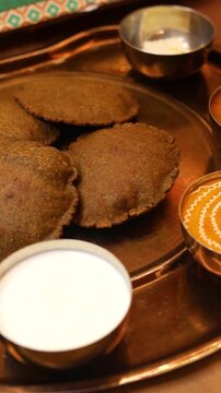 Navratri Upwas Thali  Fasting food platter