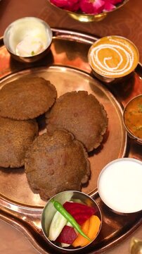 Navratri Upwas Thali  Fasting food platter