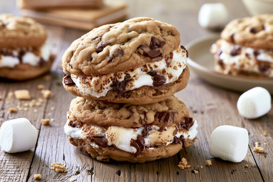 Chocolate Chip Cookie Smores