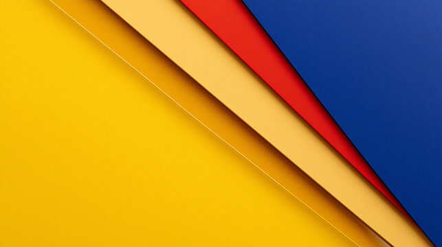 Colorful Layered Paper Abstract Background with Diagonal Lines