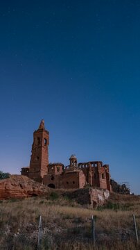 Timelapse pueblo viejo de Belchite