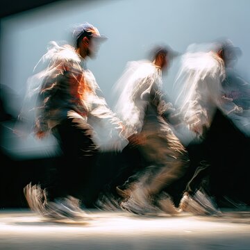 Dynamic Urban Movement Blur